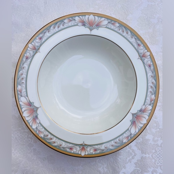 ONE (1) 8.25" Barrymore Noritake rimmed cream soup bowl fine bone china - Picture 3 of 6